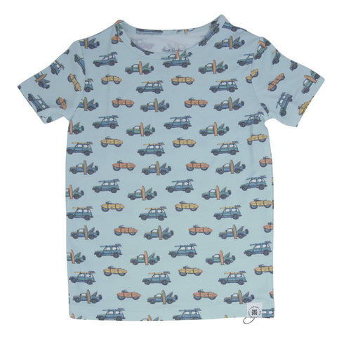 surfing-beach-big-kid-pajama-s-s Sweet Bamboo - Sophia's Style-2